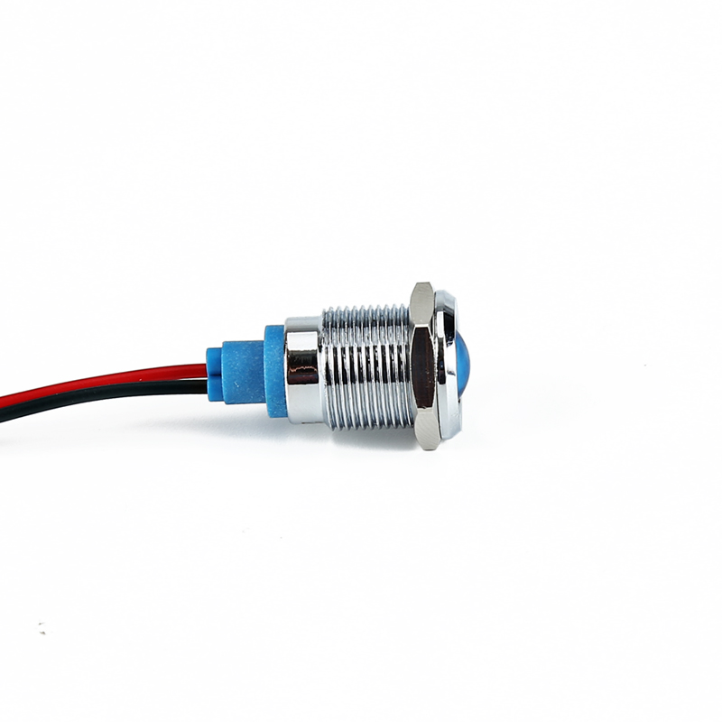 10mm IP67 waterproof metal led indicator light AD22C-10B/L