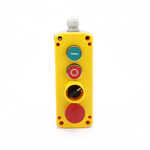 XDL721-JB463P electric waterpoof 4 hole push button box with selector switch