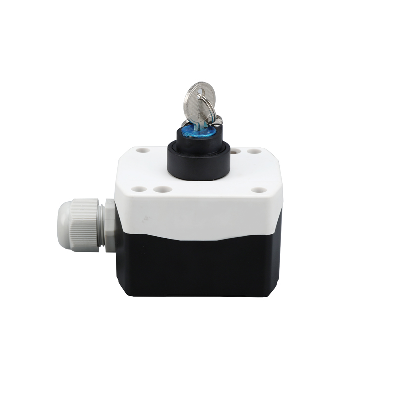 one holes electrical control station keylock hoist control switch box