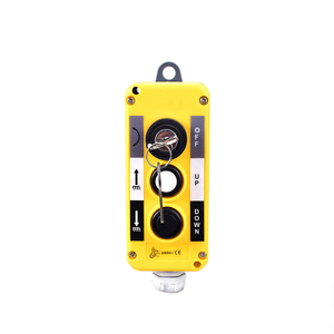 3 hole hoist key selector indusitial push button control ip54 switch box XDL10-EPBG3