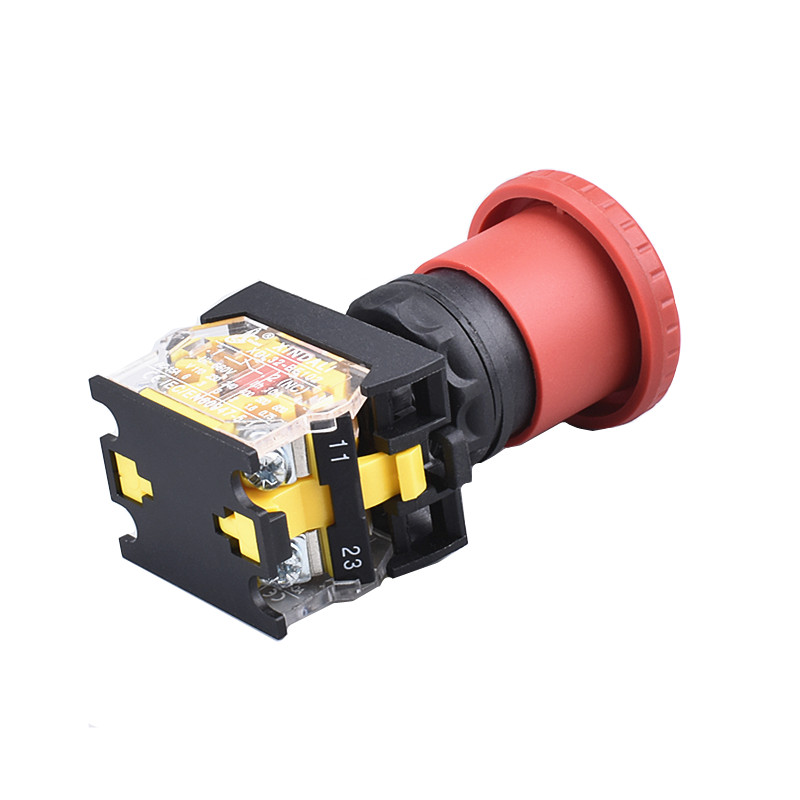40mm red mushroom head electric push pull button switch XDL32-ET42