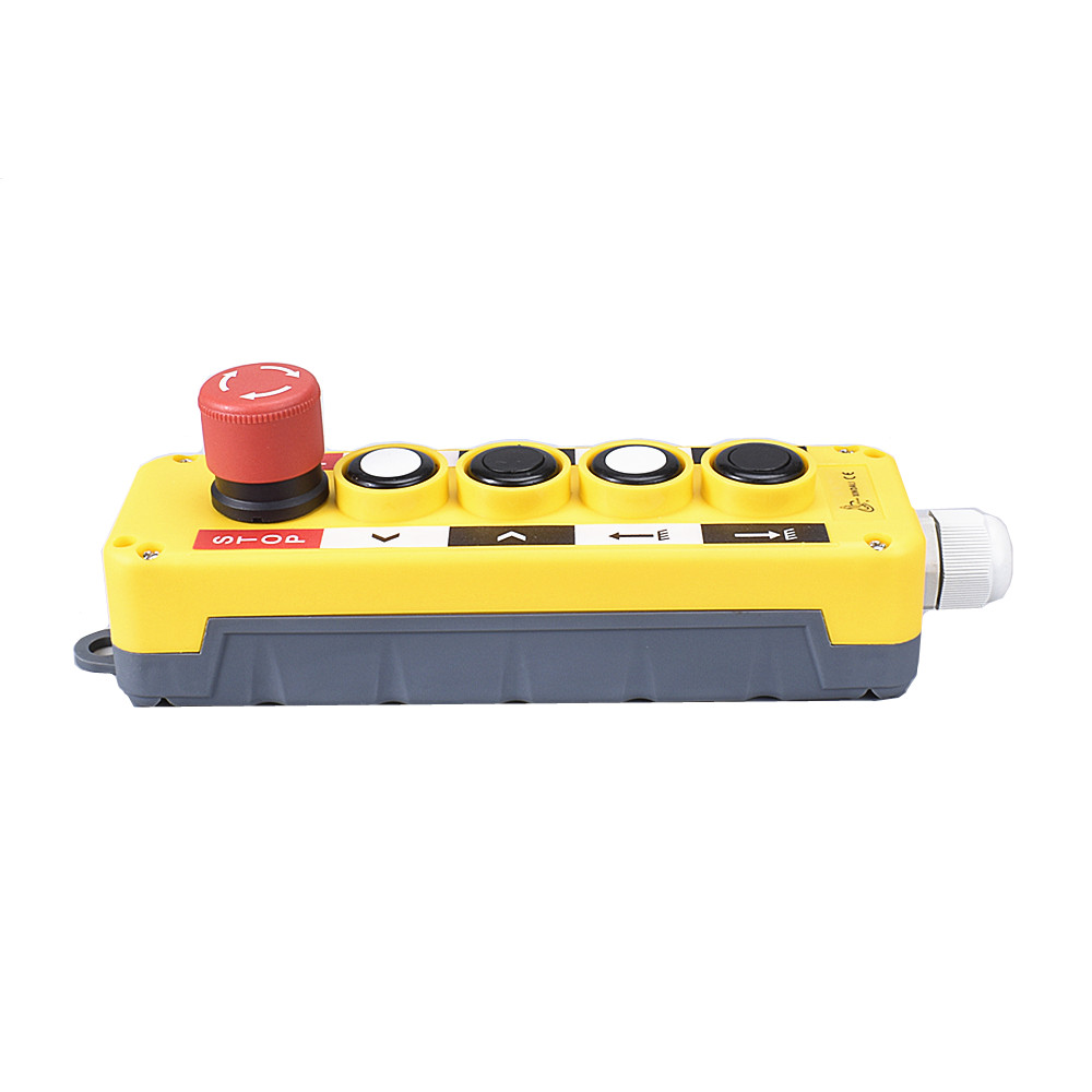 5 holes waterproof lifting control switch station lift push buttons box XDL10-EPBS5