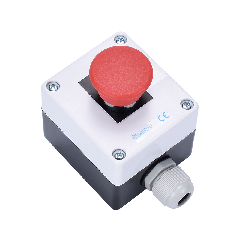 1 Hole Metal Push Button Switch Control Box With Emergency Stop XDL55-BB164PH29